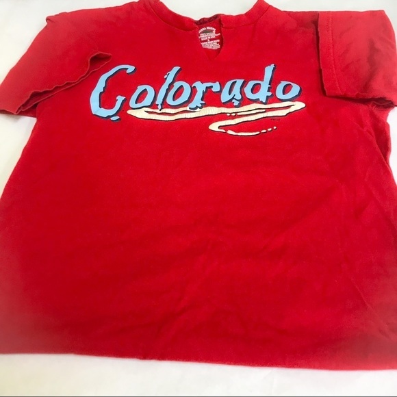 Colorado merch Red graphic short sleeve t-shirt women’s Small - Picture 4 of 5
